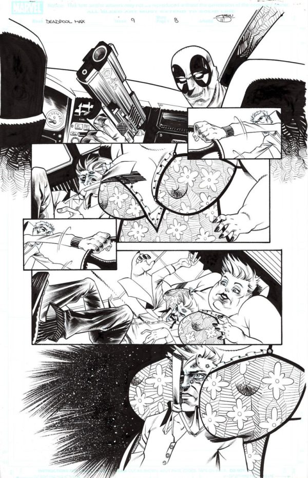 Deadpool Max #9 page 8 by Shawn Crystal