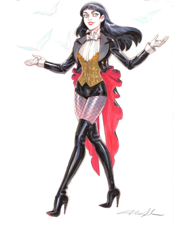 Zatanna Pin Up by Mindy Lee