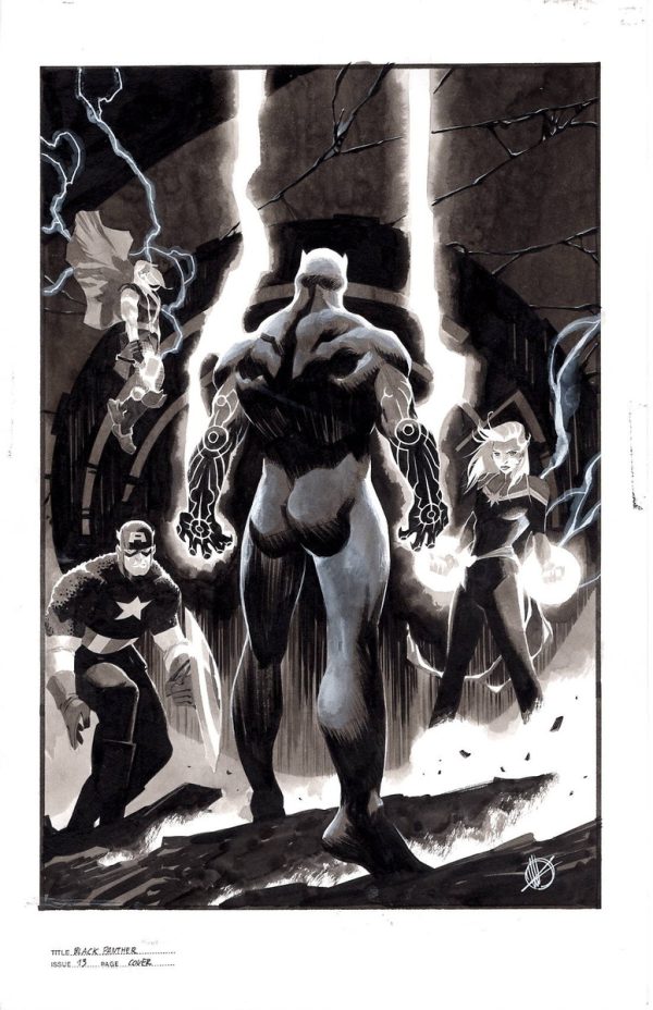Black Panther #13 Variant Cover by Matteo Scalera