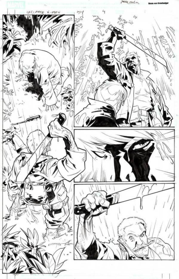 Ultimate X-Men #54 p.04 by Wade von Grawbadger