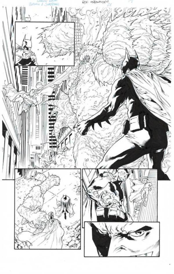 Batman and Superman #28 p.14 by Wade von Grawbadger
