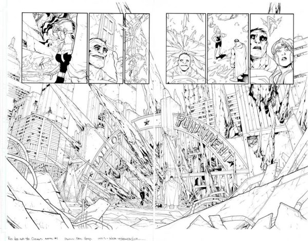 Red Hood & The Outlaws Ann. #2 p.04-5 by Googe & Grawbadger