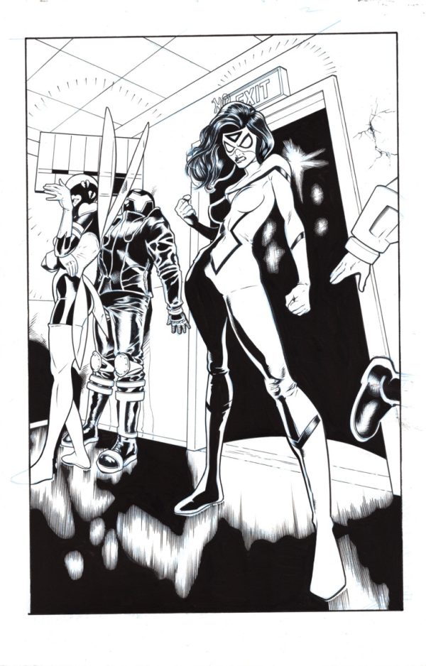 Amazing Spiderman #31 Page 2 by Wade von Grawbadger
