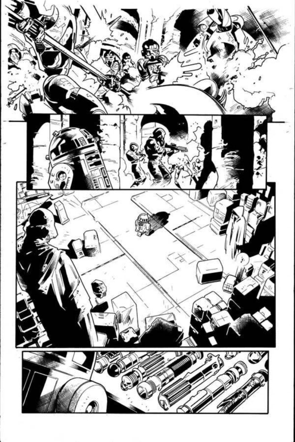 Star Wars #12 p.06 by Wade von Grawbadger