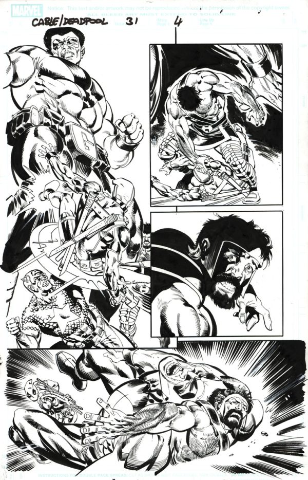 Cable/Deadpool #31 p.04 by Klaus Janson