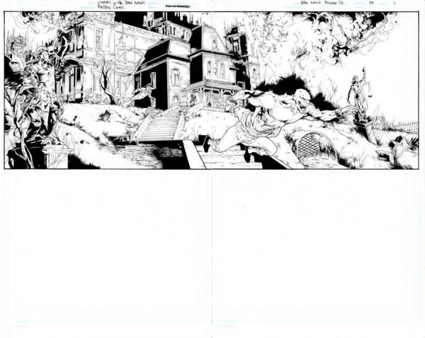 Legends of the Dark Knight #83 p.01 by Wade von Grawbadger