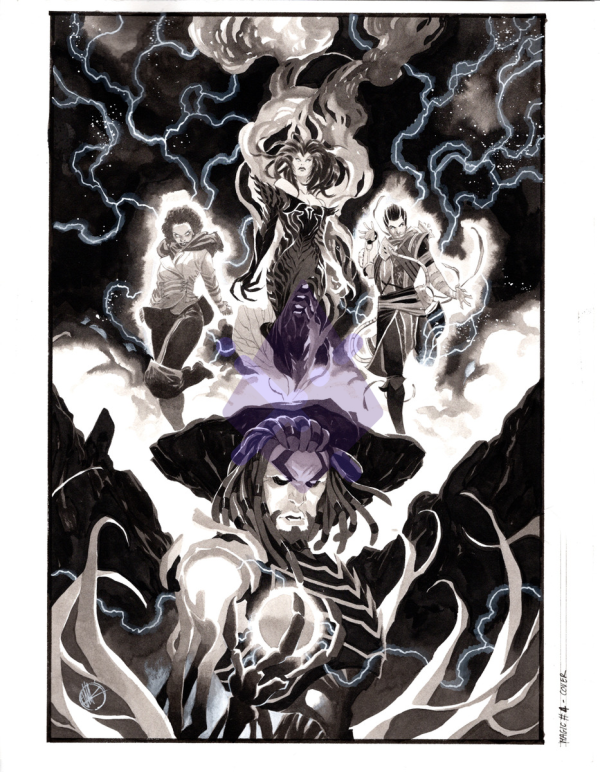 Magic the Gathering #4 Cover by Matteo Scalera
