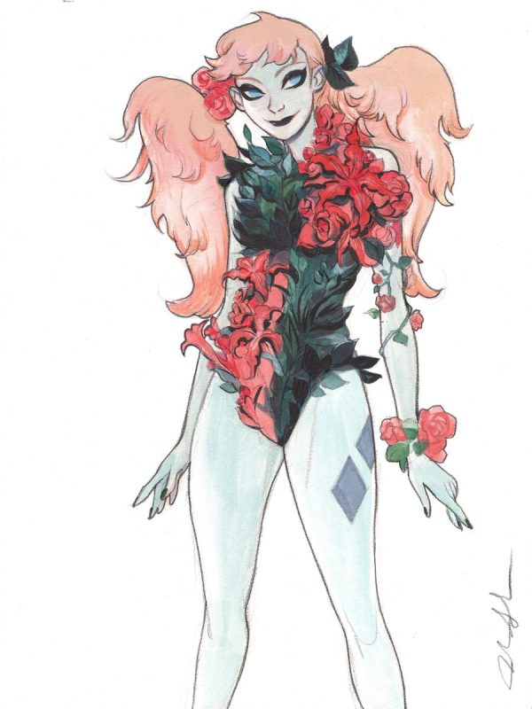 Harley Quinn playing Dress up by Mindy Lee