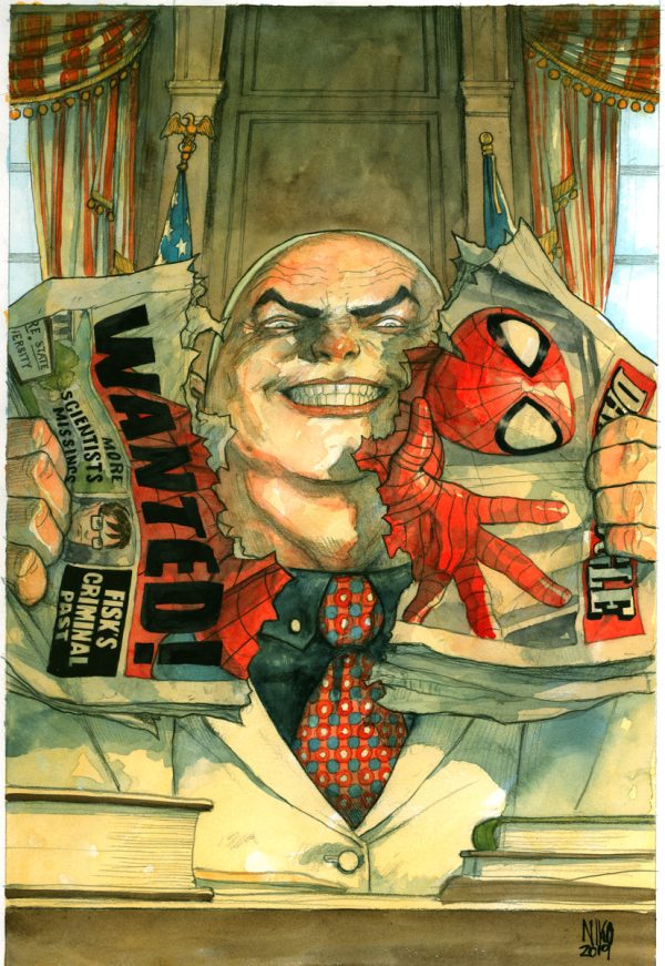 Amazing Spider-Man: Daily Bugle #3 by Niko Henrichon