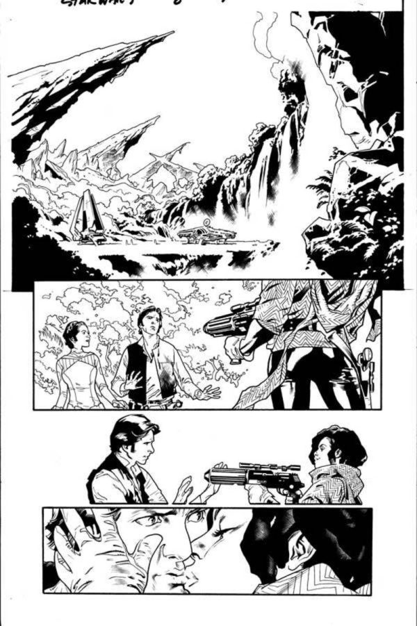 Star Wars #8 p.03 by Wade von Grawbadger