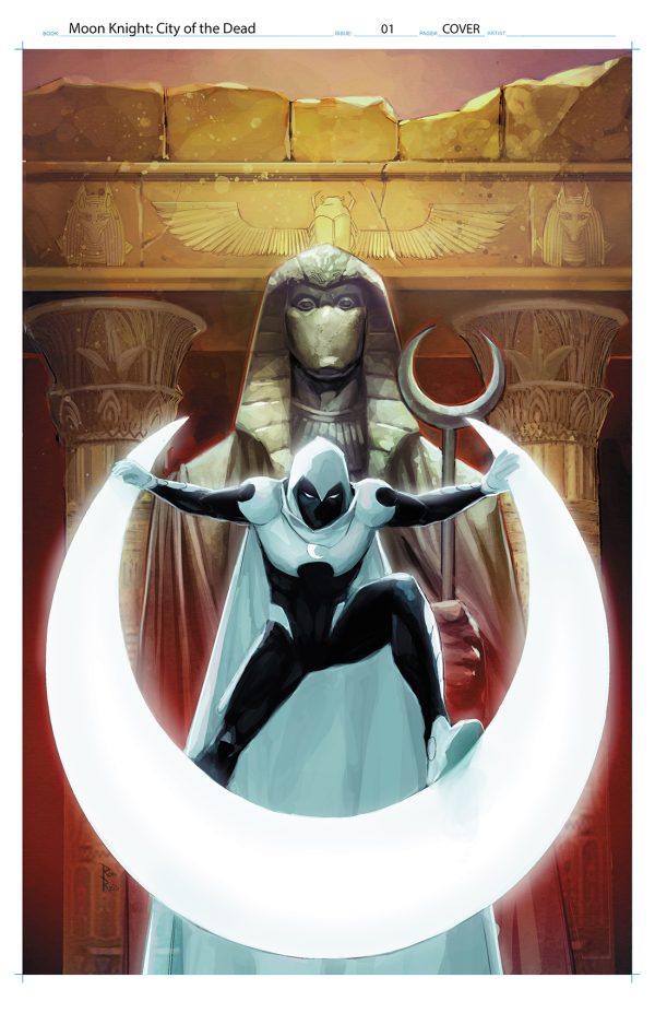Moon Knight: City of the Dead #1 Cover by Rod Reis - Image 2