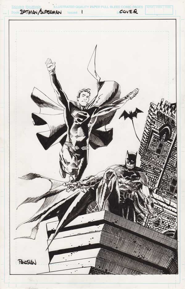 Batman/Superman #1 Cover by Dan Panosian