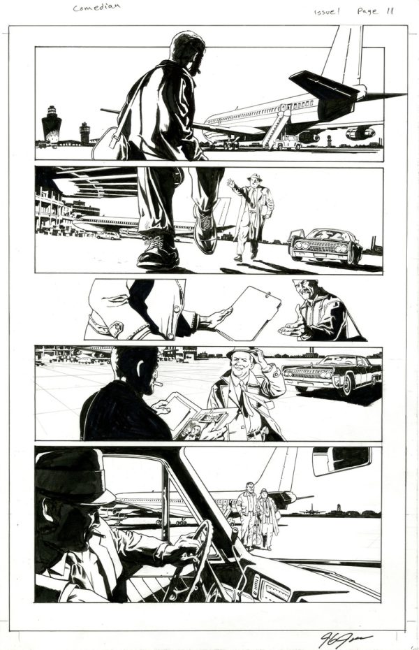 Before Watchmen: Comedian #1 p.11 by JG Jones