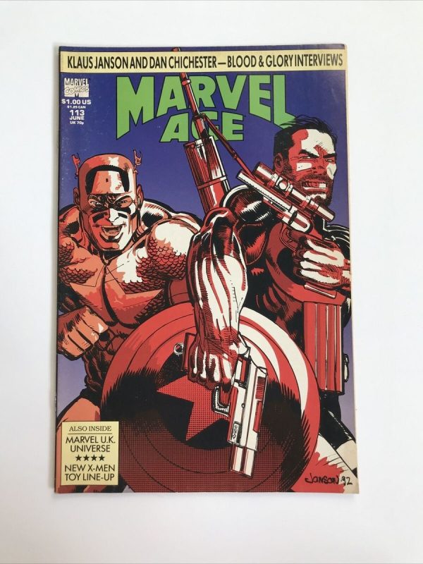 Marvel Age #113 Cover by Klaus Janson - Image 2