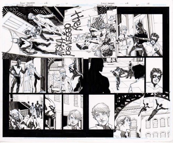 Batman Beyond #25 p.11-12 by Cully Hamner - Image 2