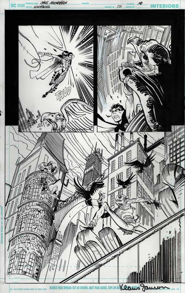 Nightwing #50 p.30 by Chris Mooneyham and Klaus Janson