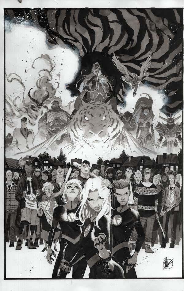 Fantastic Four #10 Cover by Matteo Scalera