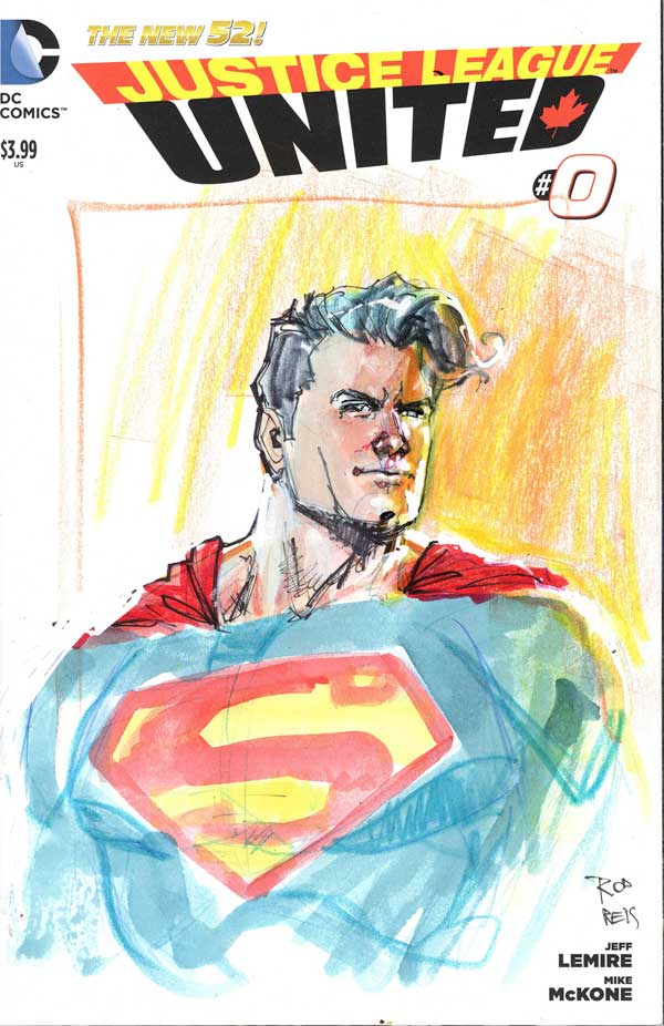 Superman Sketchcover by Rod Reis