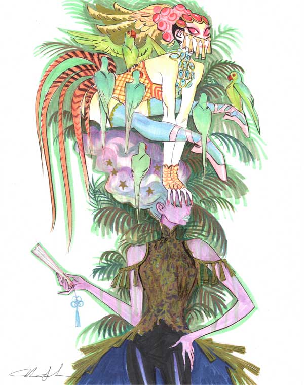 Birds of Paradise by Mindy Lee