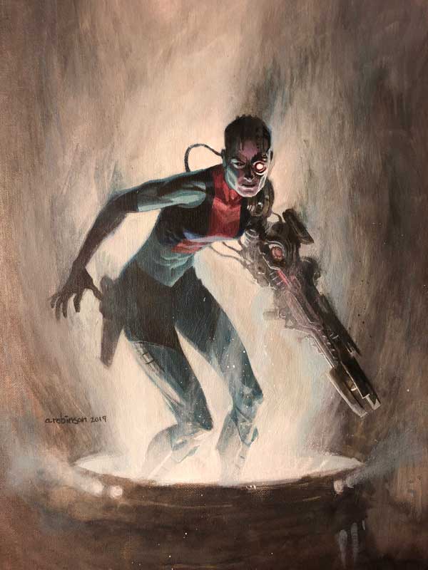 Nebula #1 Cover by Andrew Robinson