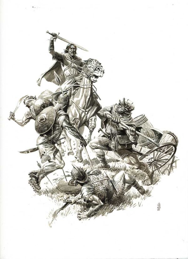 Aragorn Attacks by JG Jones