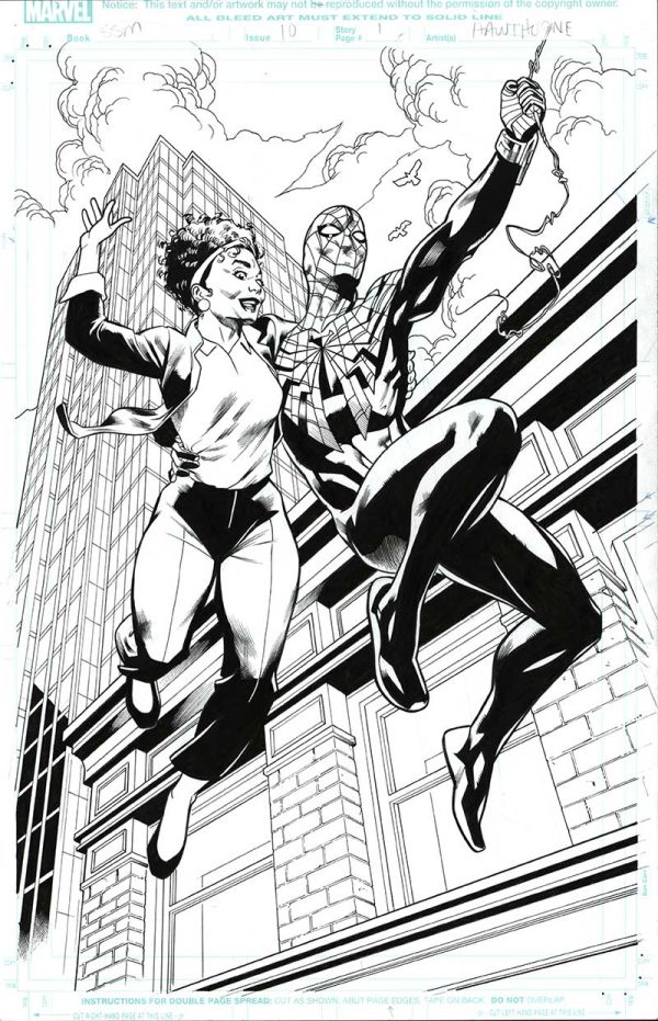 Superior Spider-Man #10 p.01 by Wade von Grawbadger