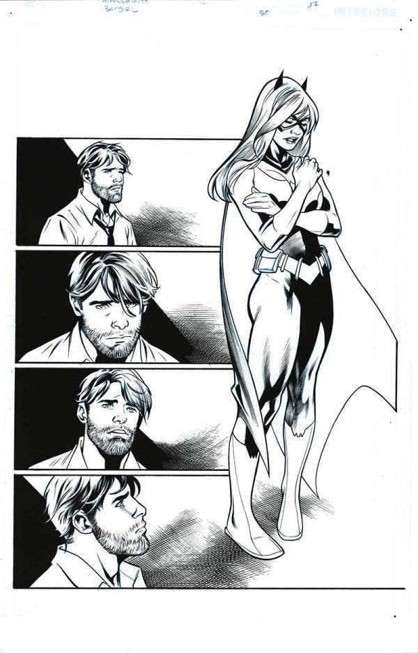 Batgirl #50 p.17 by Wade von Grawbadger