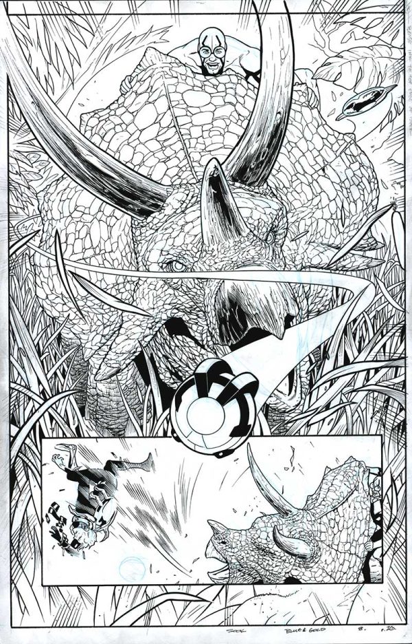 Blue and Gold #6 p.16 by Wade von Grawbadger