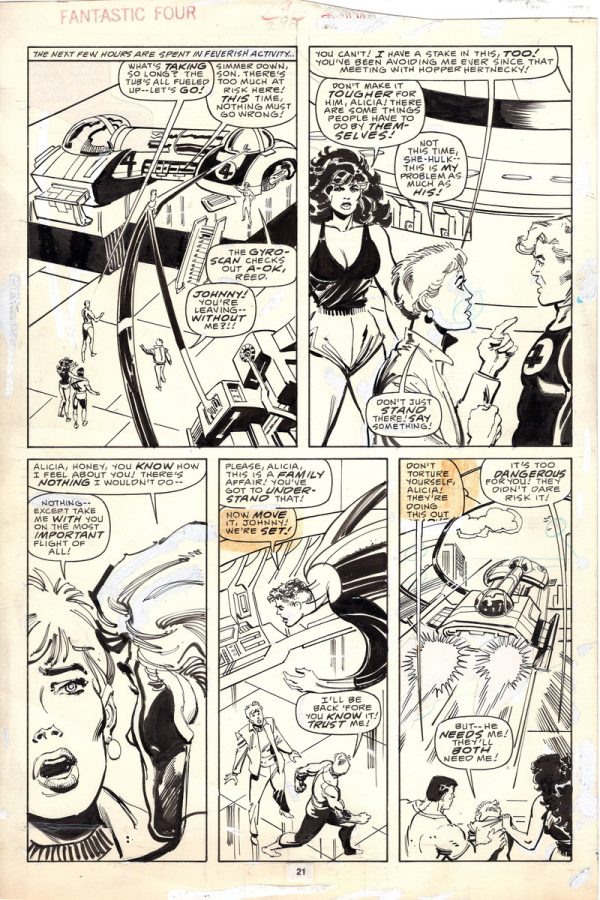 Fantastic Four #296 p.21 by J Buscema & Janson