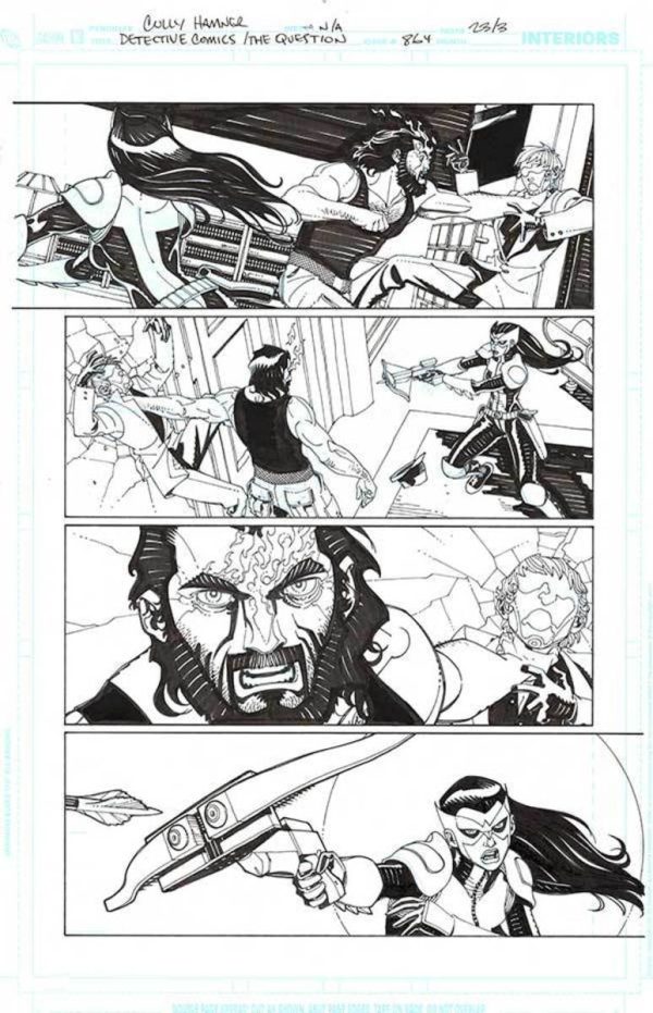 Detective Comics: The Question #864 Page 3 by Cully Hamner