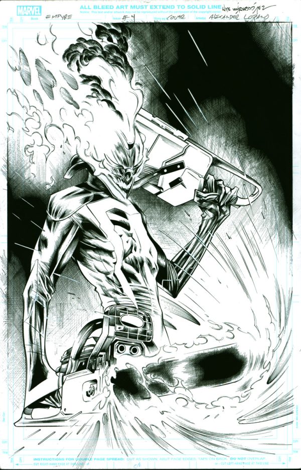 Empyre #4 Variant Cover by Lozano & Grawbadger