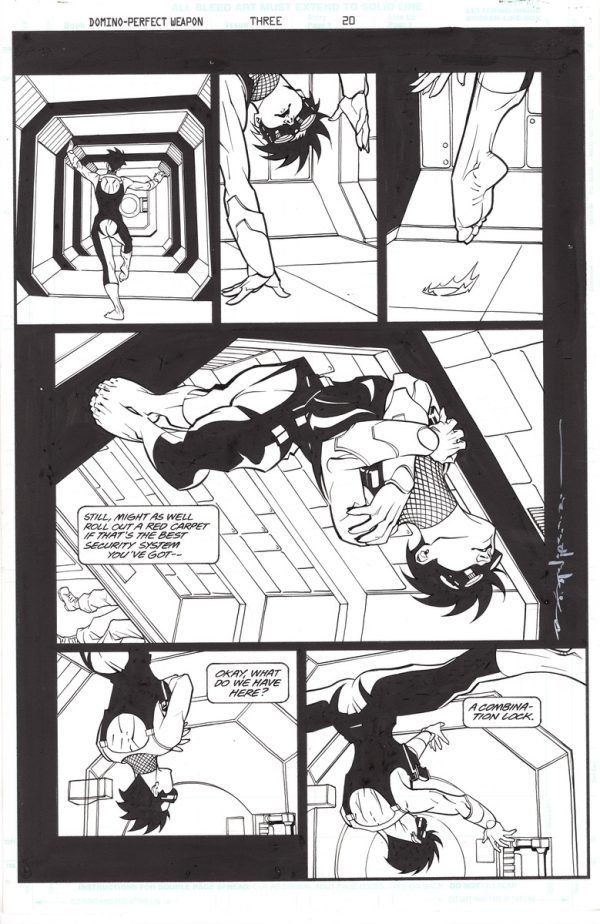 Domino Perfect Weapon #3 p.20 by Brian Stelfreeze