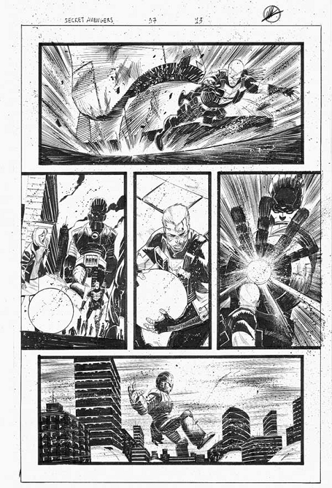 Secret Avengers Issue 37 Page 13 by Matteo Scalera