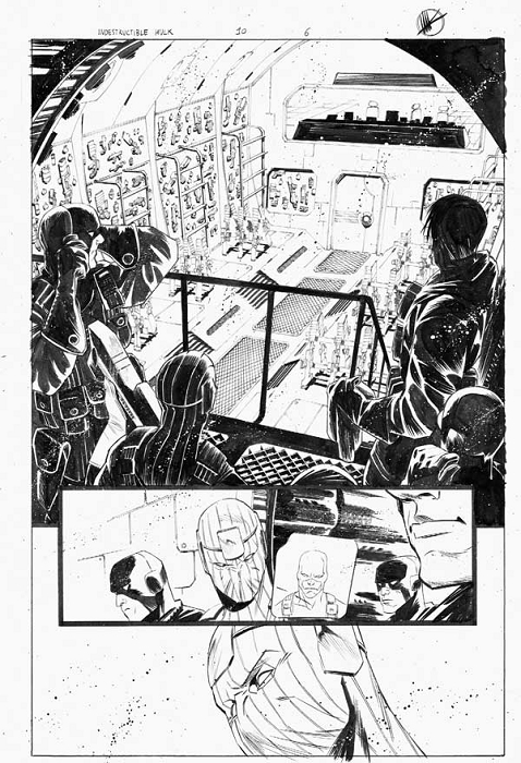 Indestructible Hulk 10/06 by Matteo Scalera