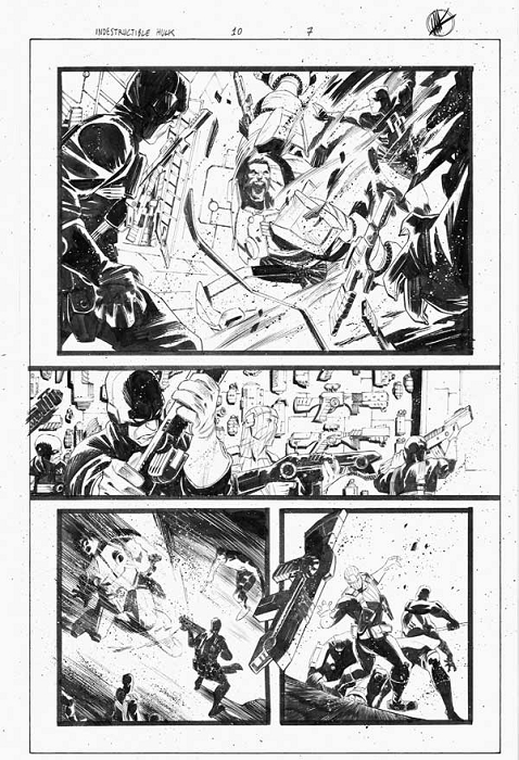 Indestructible Hulk 10/07 by Matteo Scalera