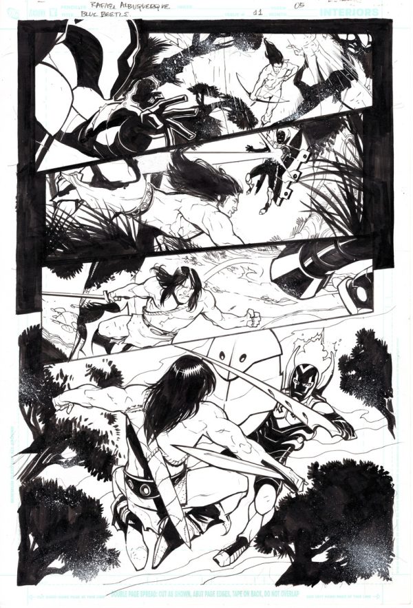 Blue Beetle #11 Page 5 by Rafael Albuquerque