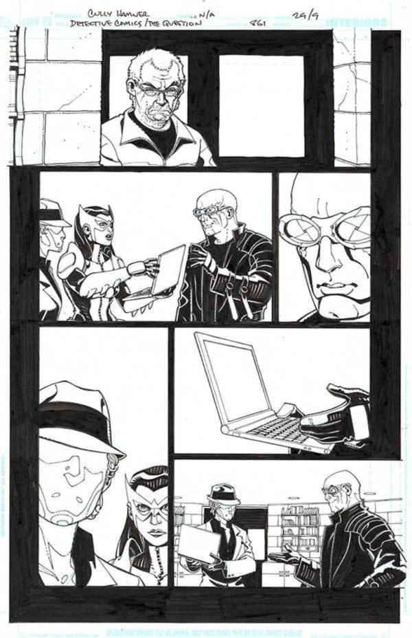 Detective Comics: The Question #861 Page 09 by Cully Hamner