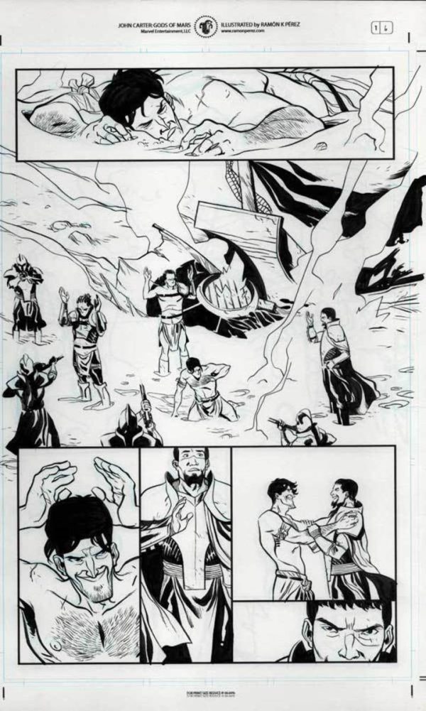 John Carter: The Gods of Mars #1 p.06 by Ramon Perez