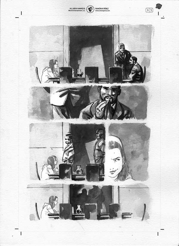 All-New Hawkeye #5 Page 3 by Ramon Perez