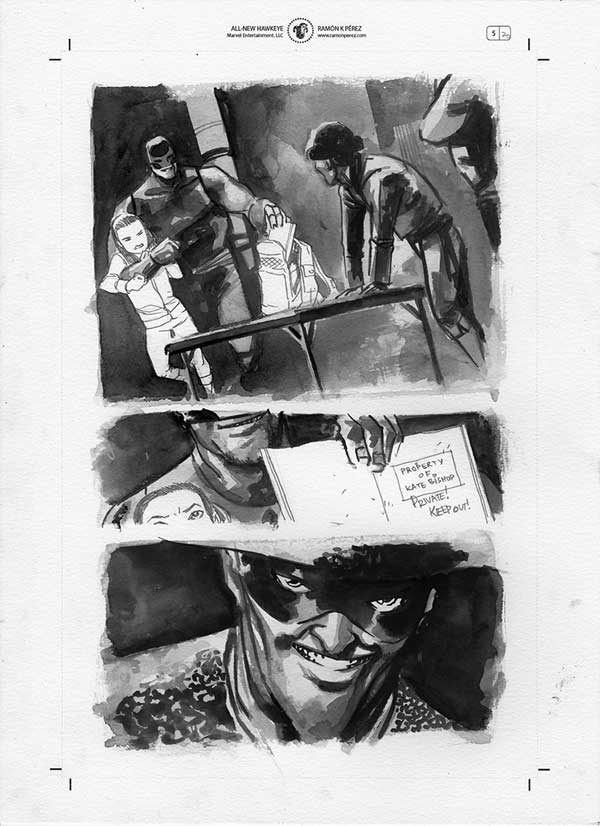 All-New Hawkeye #5 Page 20 by Ramon Perez
