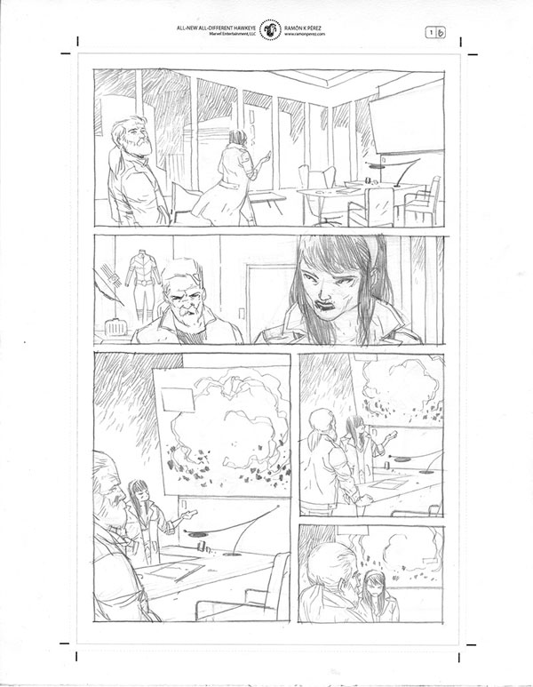 All-New Hawkeye #1 Page 6 by Ramon Perez