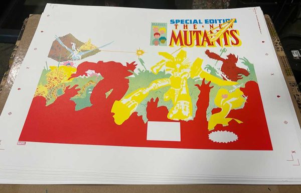 Marvel Signature New Mutants #1 Special Edition Screen Poster by Arthur Adams - Image 4