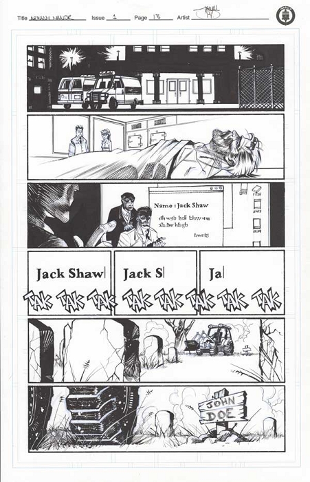 Arkham Manor Issue 1 p.18 by Shawn Crystal