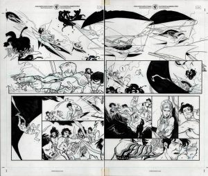 John Carter: The Gods of Mars #1 p.18-19 by Ramon Perez