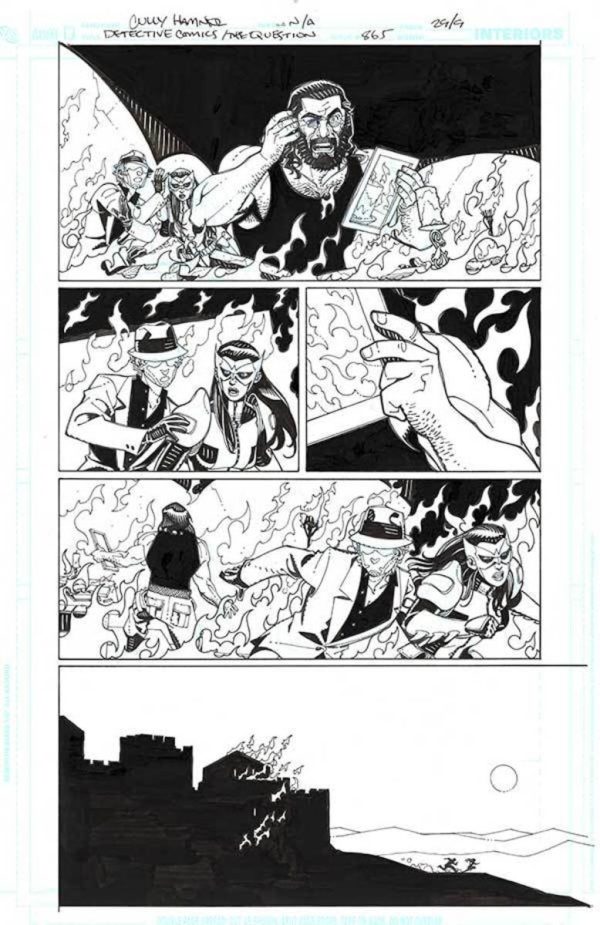 Detective Comics: The Question #865 Page 9 by Cully Hamner