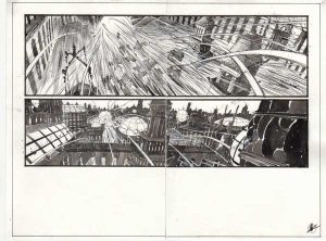 Black Science Issue 16 page 28-29 by Matteo Scalera