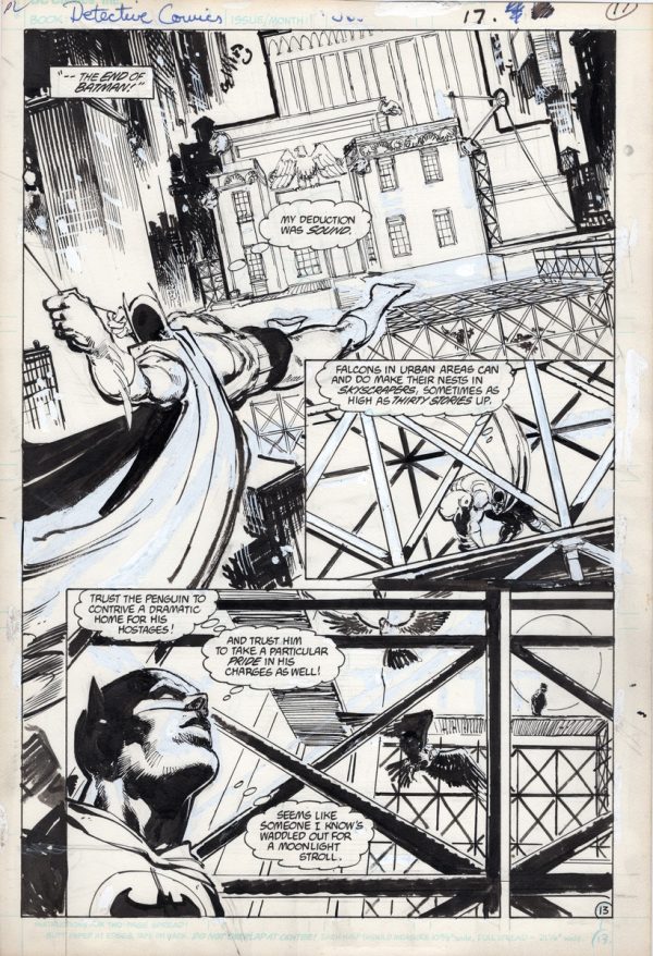 Detective Comics #568 page 13 by Klaus Janson