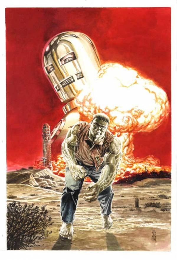 Original Sin Hulk Unpublished Cover by JG Jones