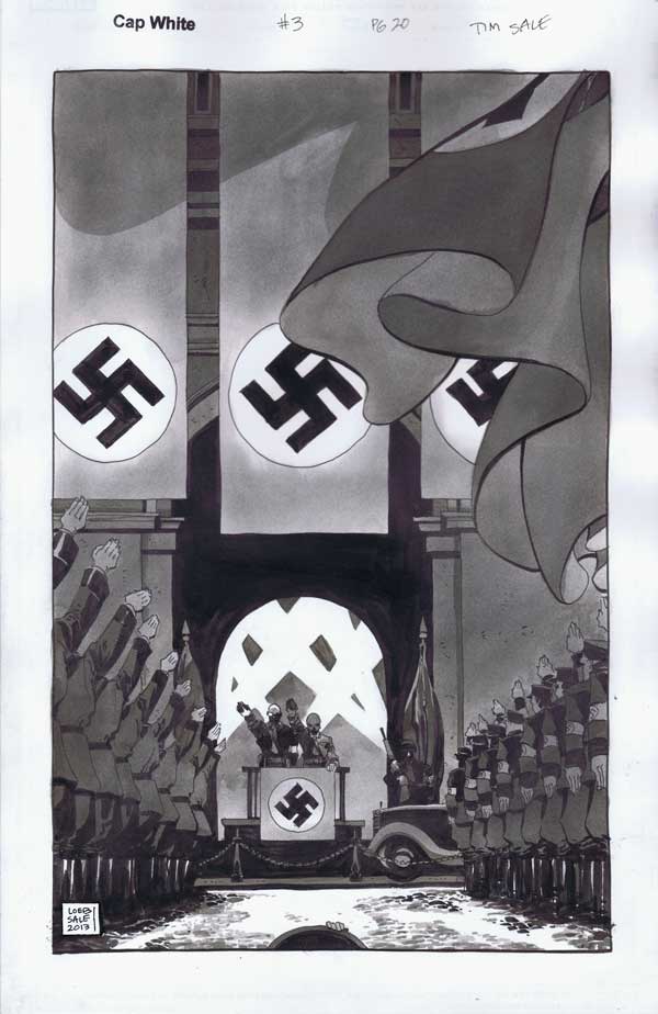 Captian America White #3 Page 20 by Tim Sale