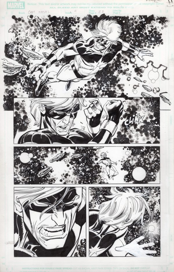 Captain Marvel #4 page 22 by Lee Weeks & Klaus Janson